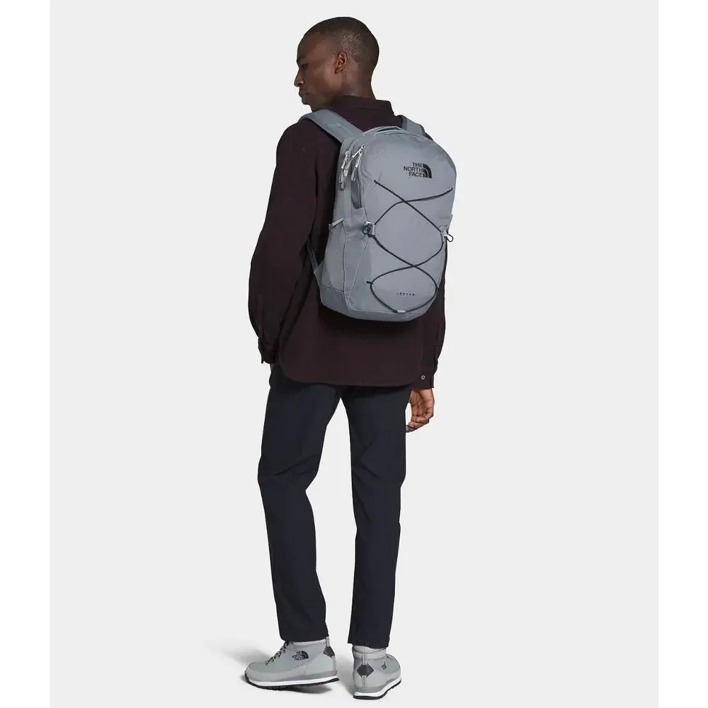 The North Face Men's Jester Laptop Backpack in Mid Gray Dark Heather